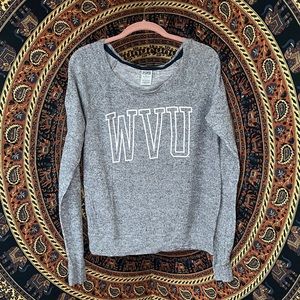 VS Pink WVU Mountaineers Sweater